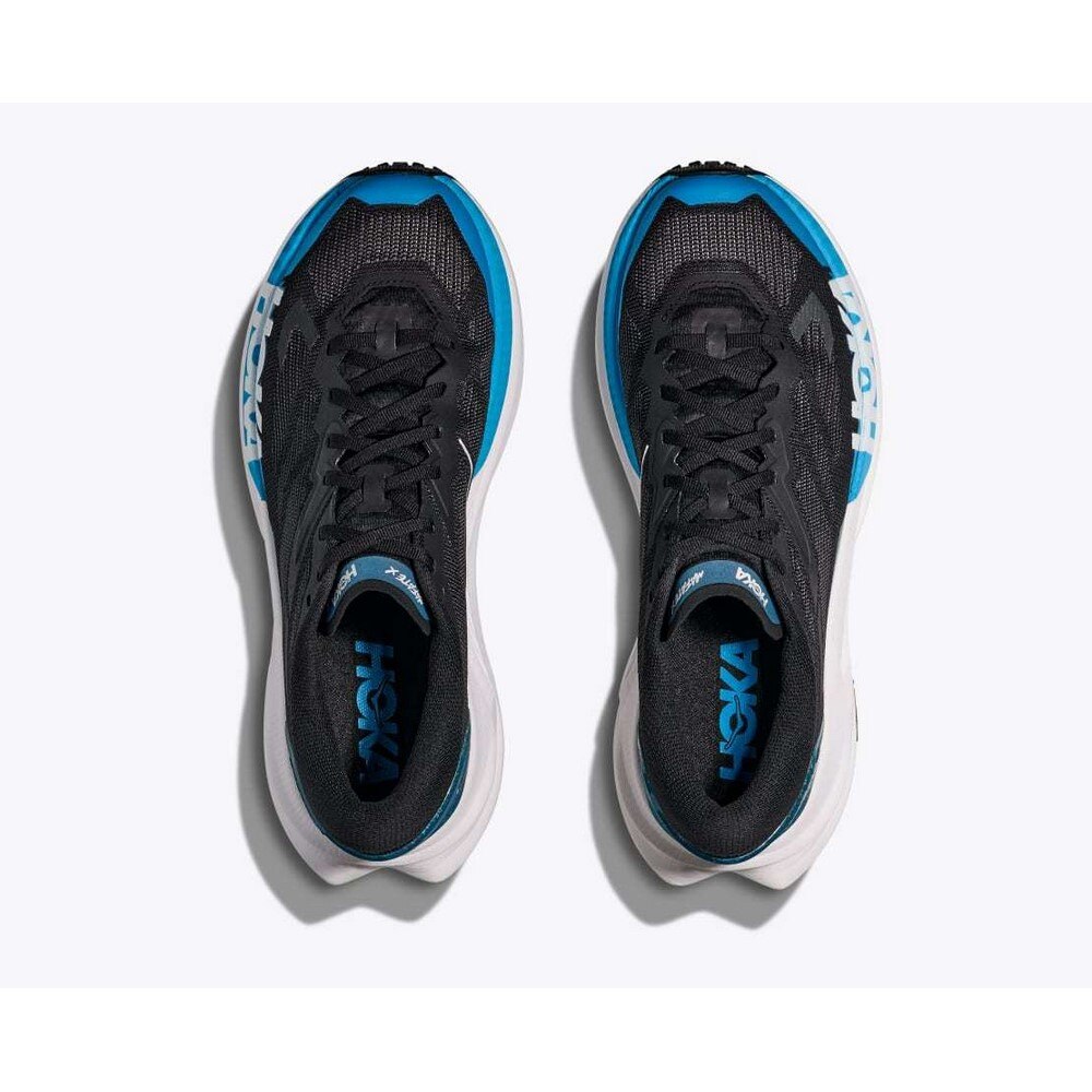 ホカ（HOKA）（メンズ）ランニングシューズ トレランシューズ マファテ X ブラック ブルー 1161990-BKSK スニーカー