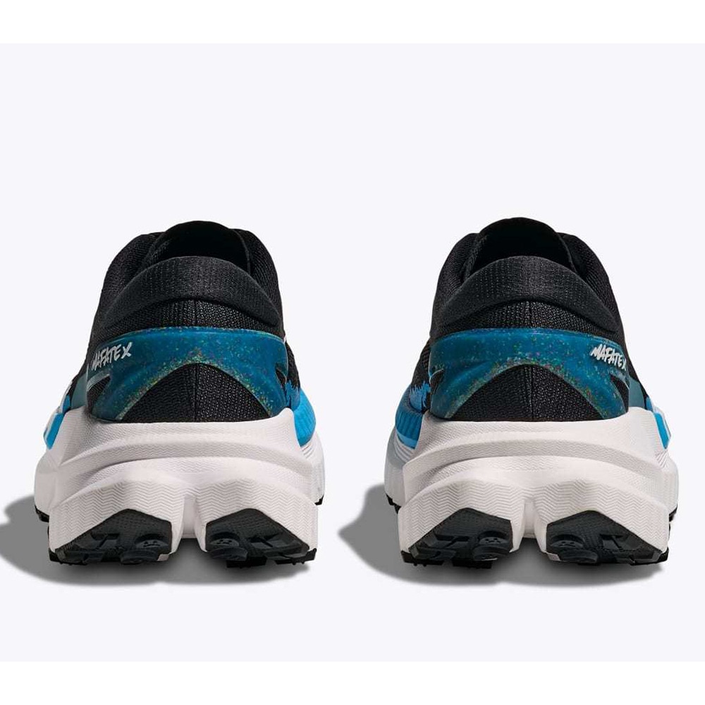ホカ（HOKA）（メンズ）ランニングシューズ トレランシューズ マファテ X ブラック ブルー 1161990-BKSK スニーカー