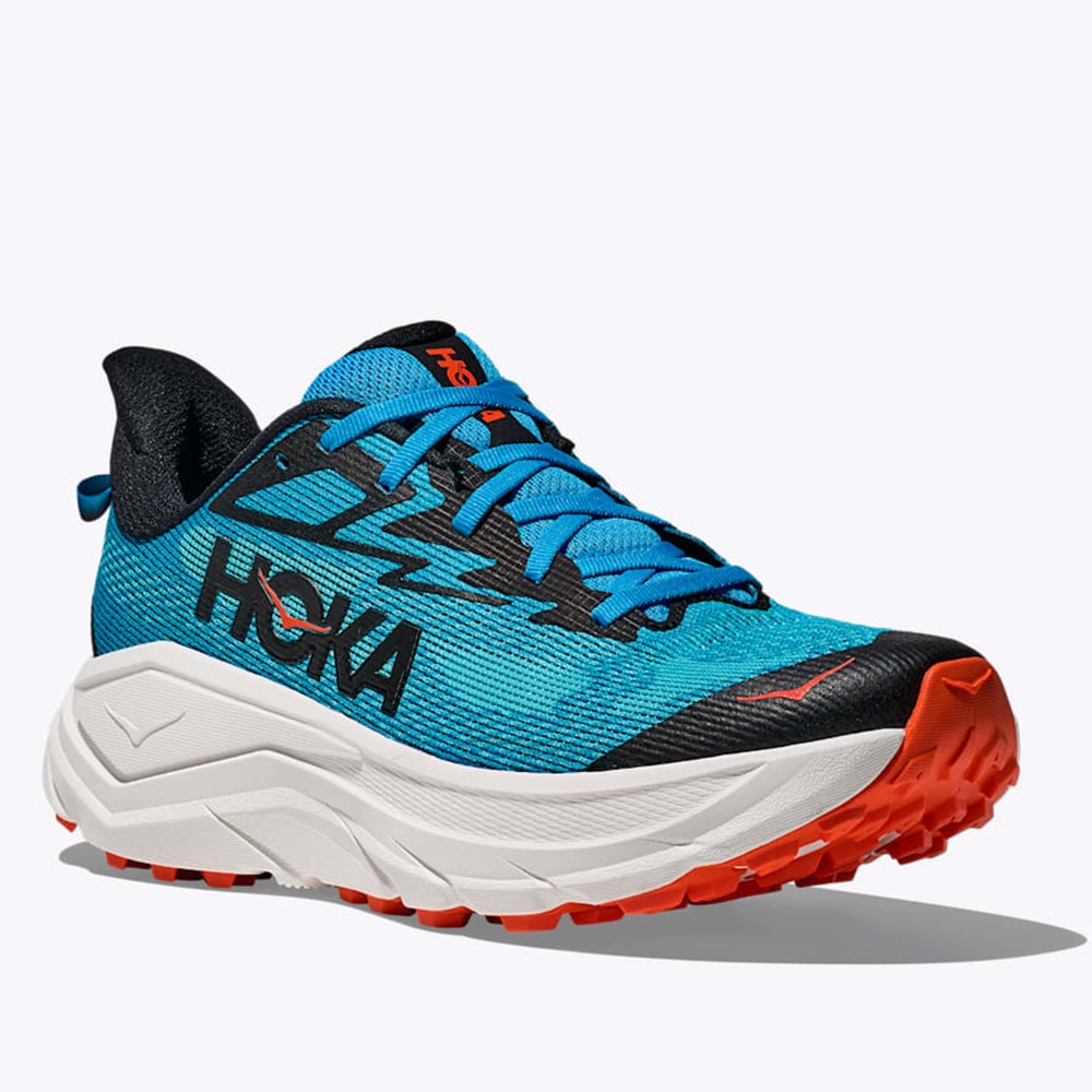 ホカ（HOKA）（メンズ）ランニングシューズ トレランシューズ チャレンジャー 8 ブルー ホワイト 1168716-SBLW スニーカー