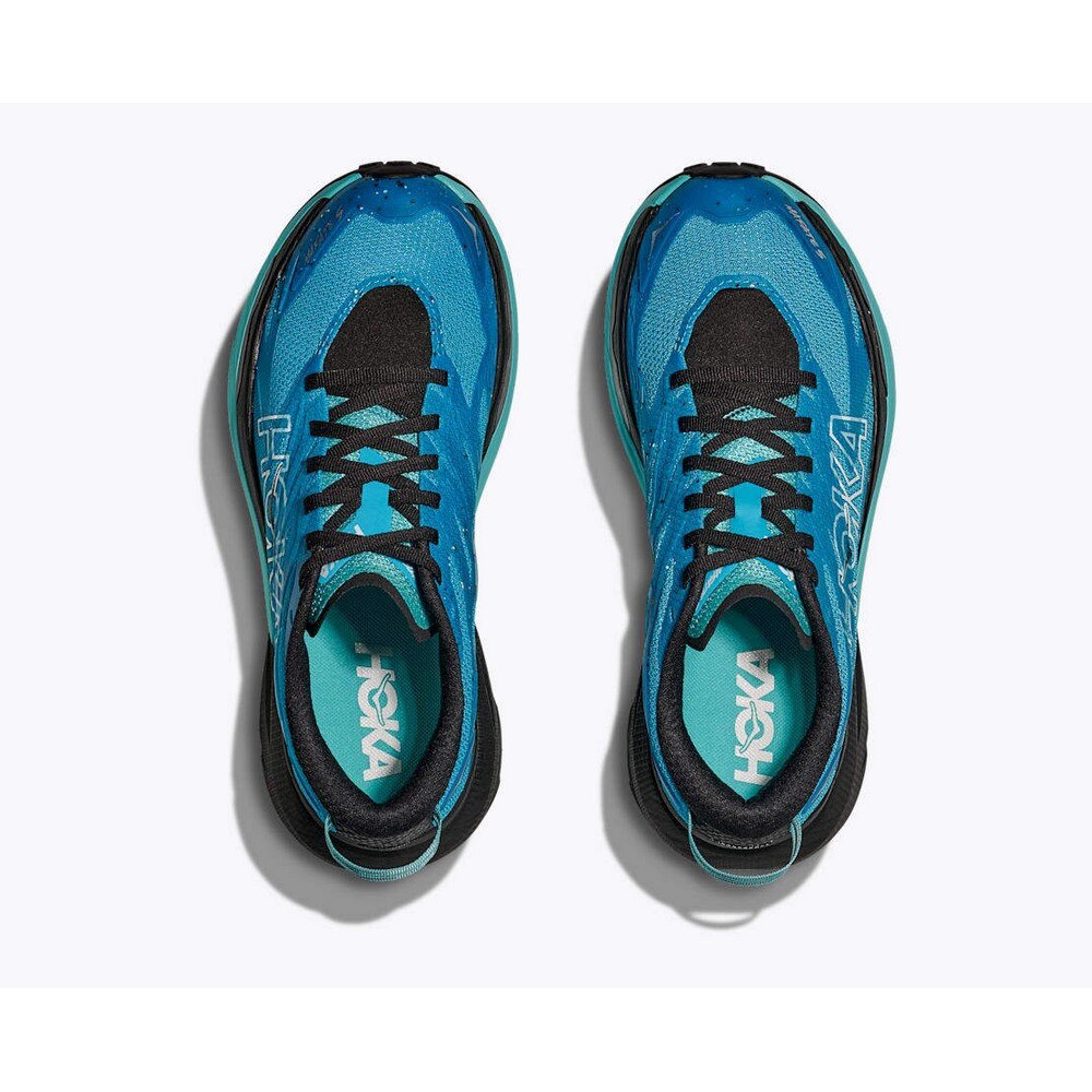 ホカ（HOKA）（メンズ）ランニングシューズ トレランシューズ マファテ 5 ブルー ブラック 1168722-SWRD スニーカー