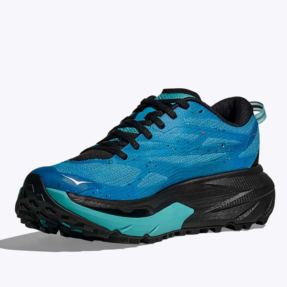 ホカ（HOKA）（メンズ）ランニングシューズ トレランシューズ マファテ 5 ブルー ブラック 1168722-SWRD スニーカー