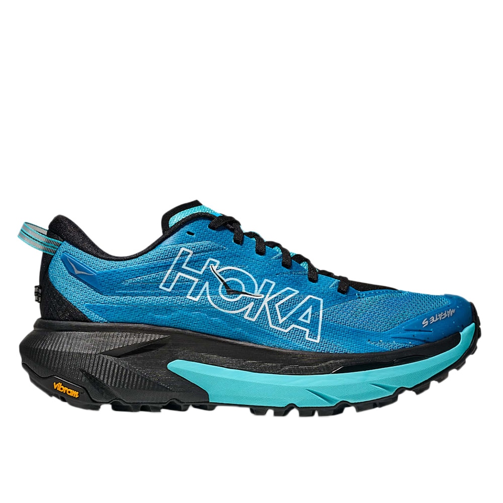 ホカ（HOKA）（メンズ）ランニングシューズ トレランシューズ マファテ 5 ブルー ブラック 1168722-SWRD スニーカー