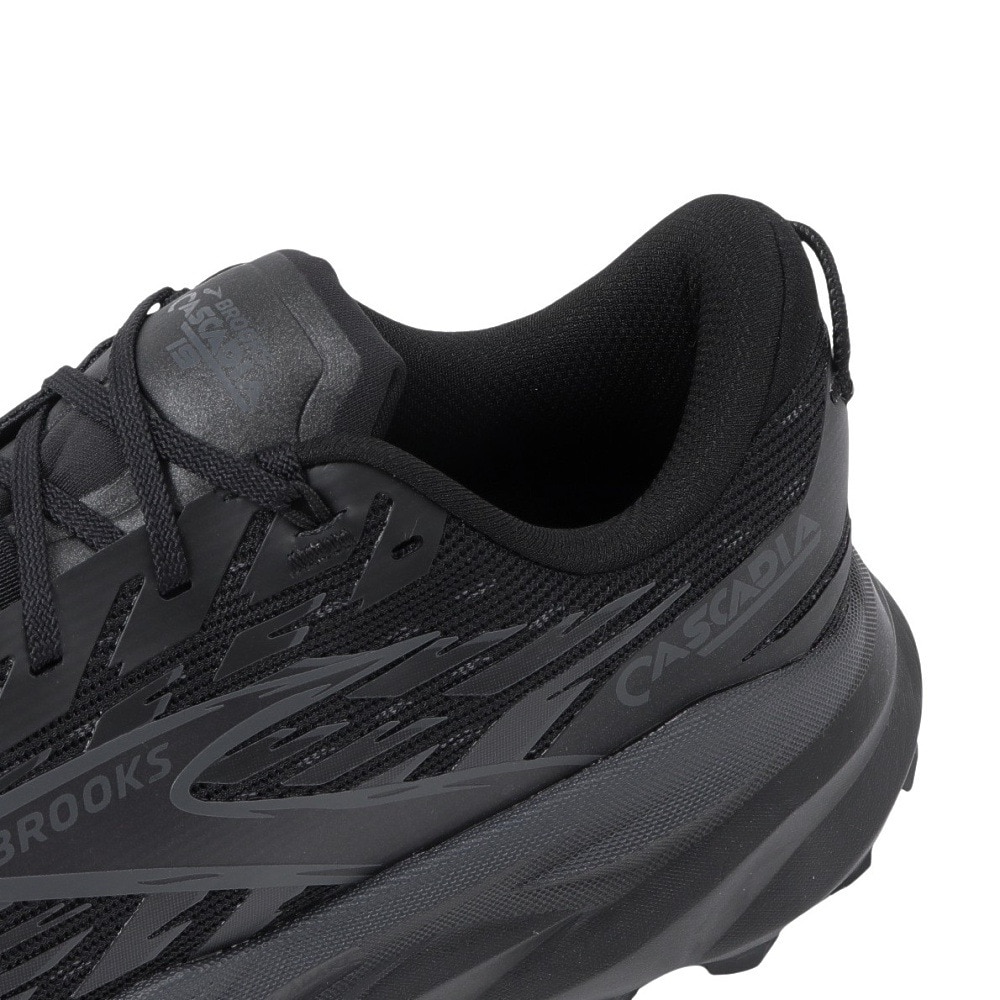 ブルックス（BROOKS）（メンズ）ランニングシューズ トレランシューズ カスケディア19 ブラック BMM4573 BLK スニーカー