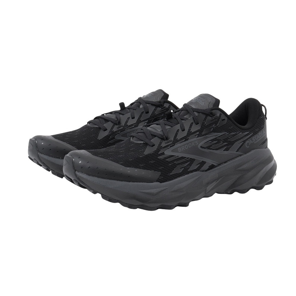 ブルックス（BROOKS）（メンズ）ランニングシューズ トレランシューズ カスケディア19 ブラック BMM4573 BLK スニーカー