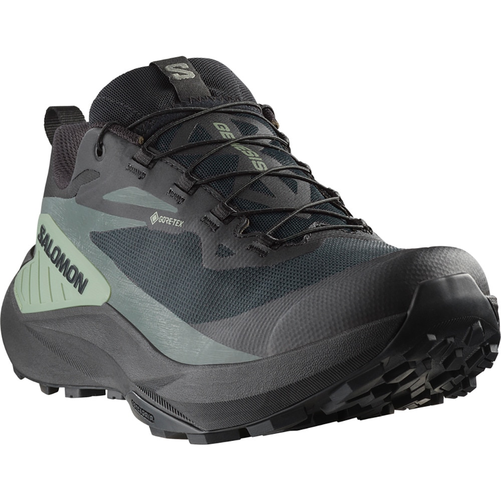 サロモン（SALOMON）（メンズ）ランニングシューズ トレランシューズ ジェネシス ゴアテックス ブラック L47518700 スニーカー シューズ