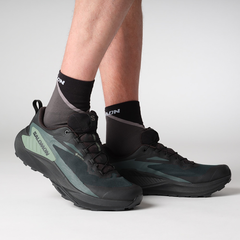 サロモン（SALOMON）（メンズ）ランニングシューズ トレランシューズ ジェネシス ゴアテックス ブラック L47518700 スニーカー シューズ