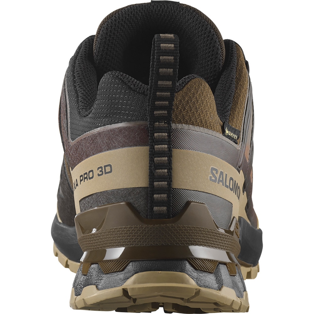 サロモン（SALOMON）（メンズ）ランニングシューズ トレランシューズ エックスエー プロ 3D V9 ゴアテックス ブラウン L47881800 スニーカー
