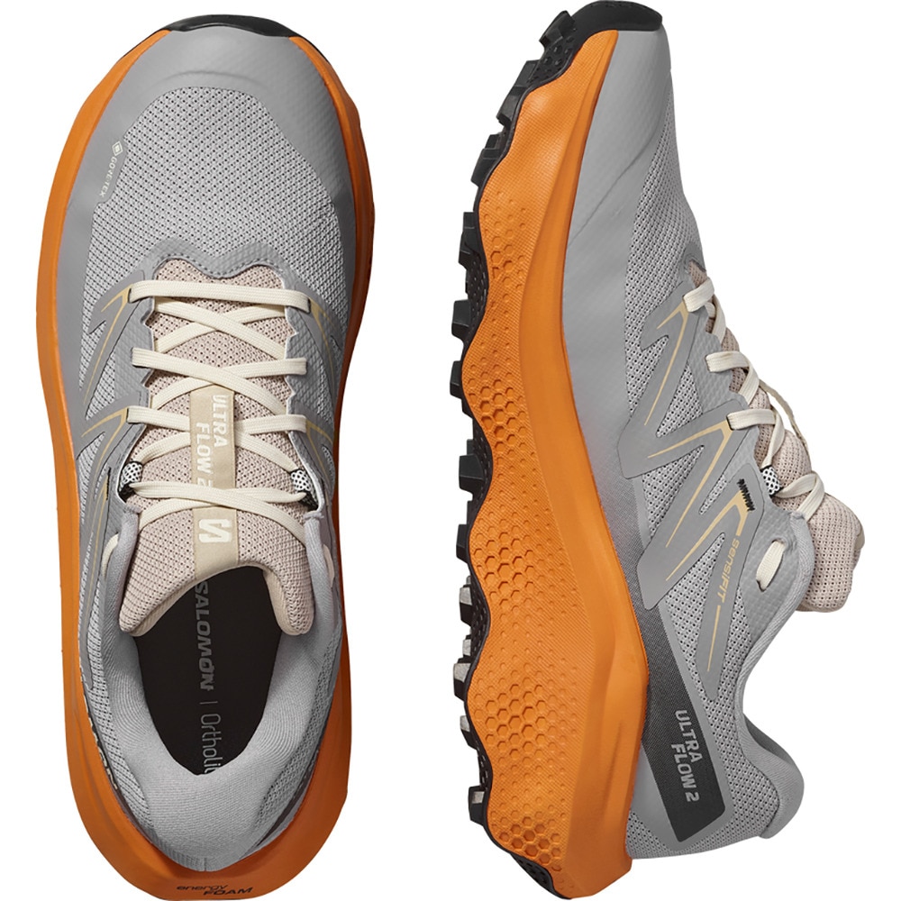 サロモン（SALOMON）（メンズ）ランニングシューズ トレランシューズ ウルトラ フロー 2 ゴアテックス グレー L47884200 スニーカー