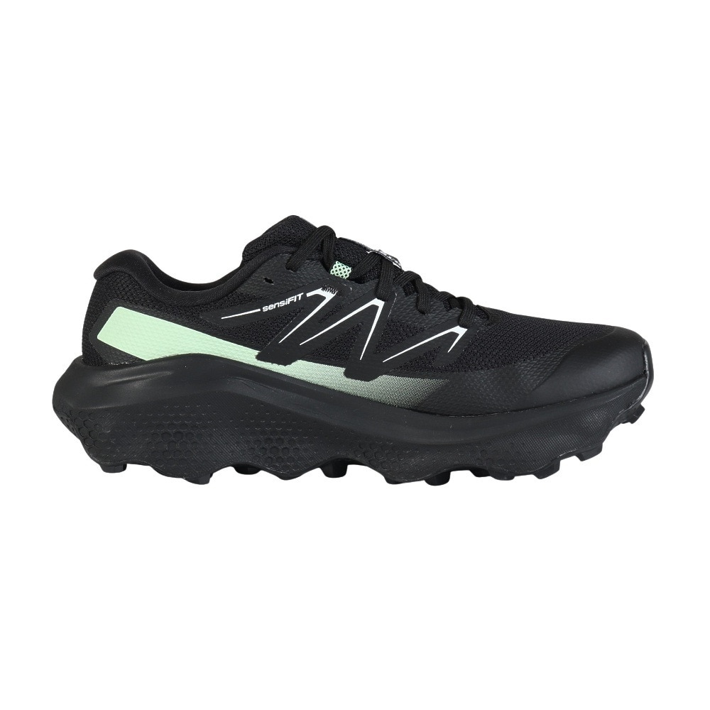 サロモン（SALOMON）（メンズ）ランニングシューズ トレランシューズ ウルトラ フロー 2 ゴアテックス ブラック グリーン L47981400 スニーカー