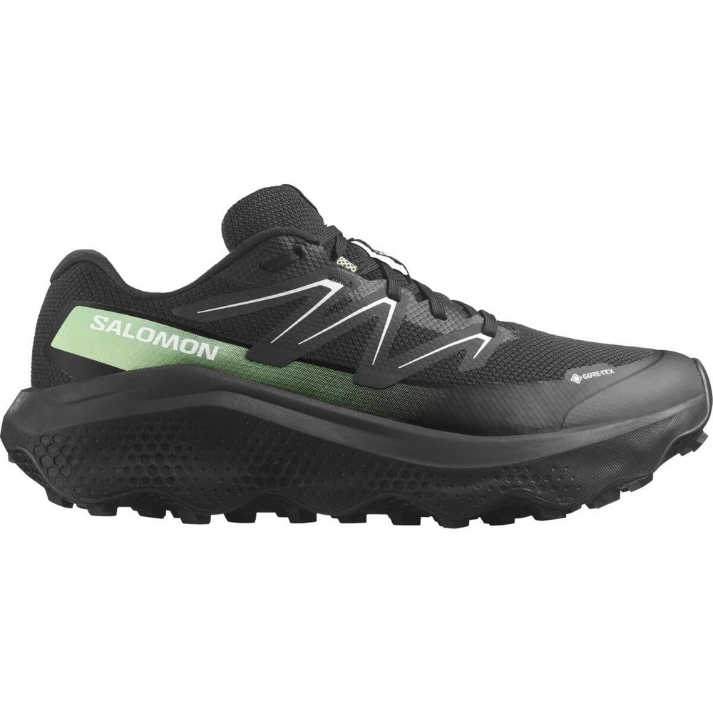 サロモン（SALOMON）（メンズ）ランニングシューズ トレランシューズ ウルトラ フロー 2 ゴアテックス ブラック グリーン L47981400 スニーカー