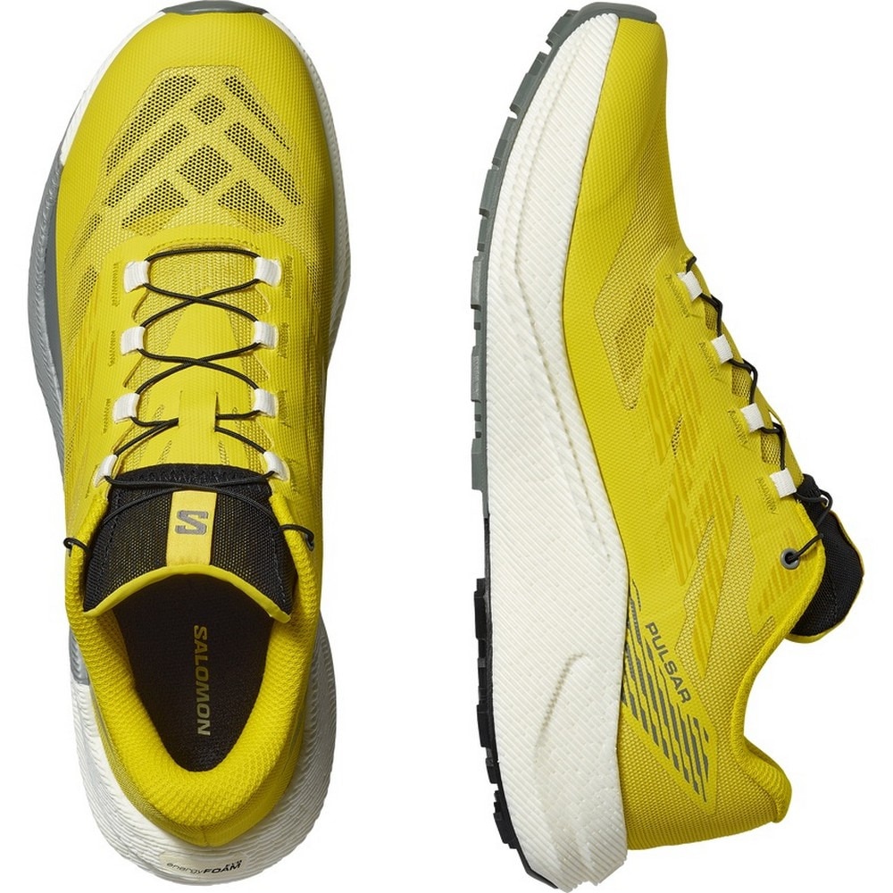 サロモン（SALOMON）（メンズ）ランニングシューズ トレランシューズ パルサー イエロー L47973200 スニーカー スポーツ