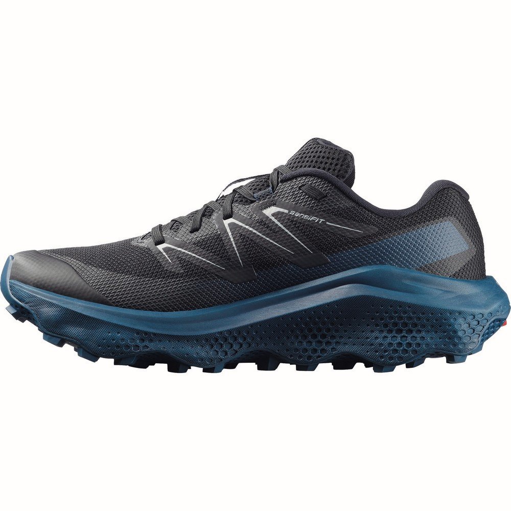 Salomon ランニングシューズ ブラック／ネイビー 23センチ サロモン（SALOMON）（メンズ）ランニングシューズ トレランシューズ