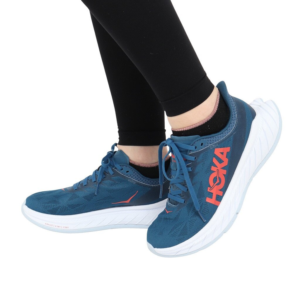 ホカ（HOKA）（レディース）ランニングシューズ カーボンX2 CARBONX2 1113527-MBHCR トレーニングシューズ 部活