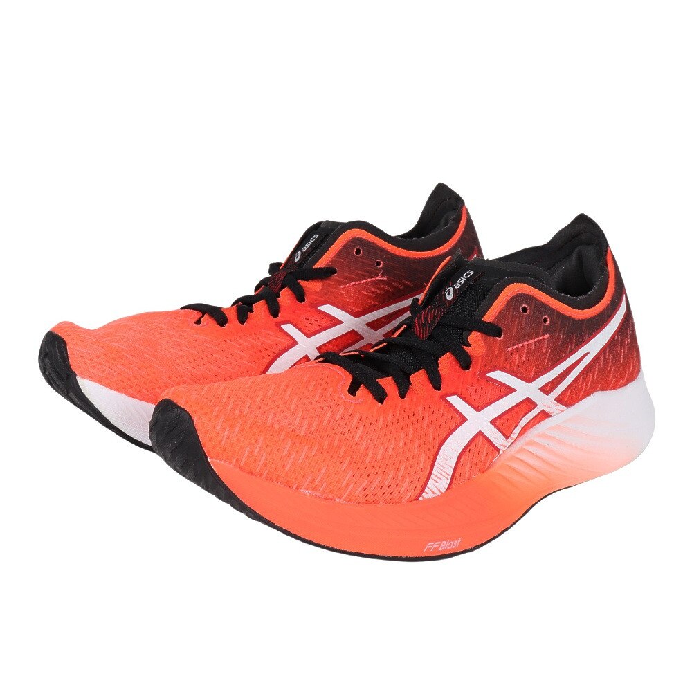 アシックス（ASICS）（レディース）ランニングシューズ マジックスピード レッド 1012A895.600 スニーカー トレーニング ジョギング  駅伝 部活 マラソン スポーツ用品はスーパースポーツゼビオ