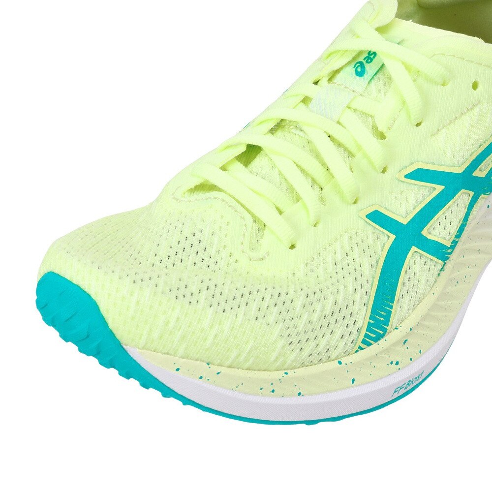 アシックス（ASICS）（レディース）ランニングシューズ マジック スピード フレッシュ イエロー 1012A895.750 スニーカー 厚底 プレート 駅伝 部活 マラソン 