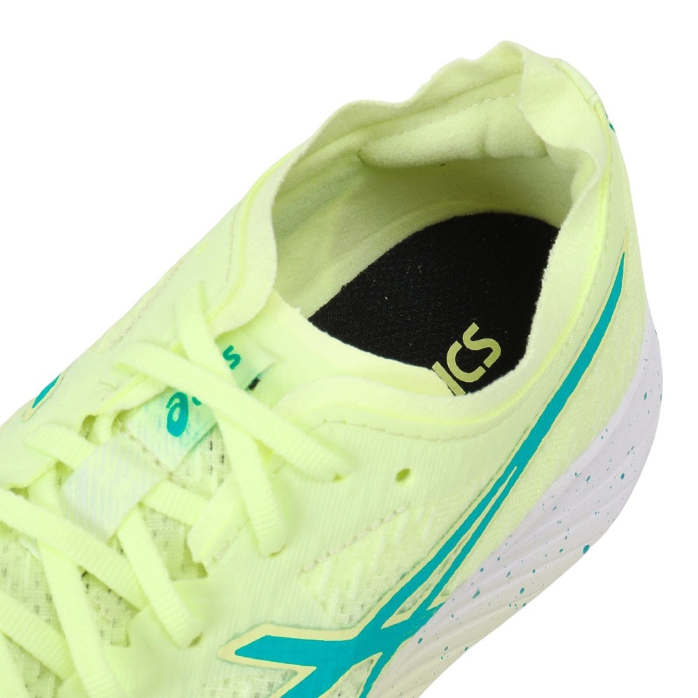 アシックス（ASICS）（レディース）ランニングシューズ マジック スピード フレッシュ イエロー 1012A895.750 スニーカー 厚底 プレート 駅伝 部活 マラソン 