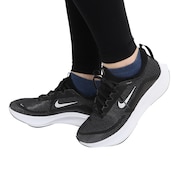 ナイキ（NIKE）（レディース）ランニングシューズ ズーム フライ 4 ブラック ホワイト CT2401-001 スニーカー 厚底 プレート ジョギング 駅伝 部活 マラソン 