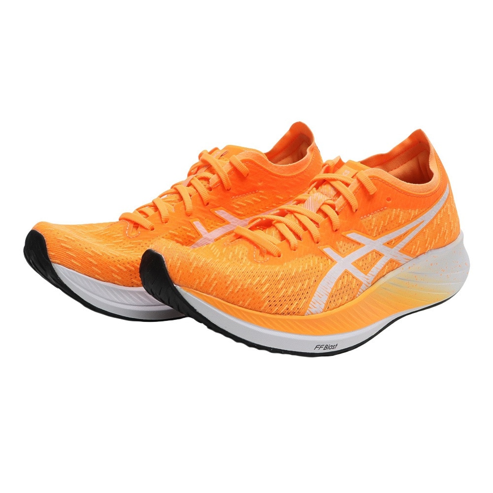 アシックス（ASICS）（レディース）ランニングシューズ マジック スピード オレンジ 1012A895.800 スニーカー 厚底 プレート ジョギング 駅伝 部活 マラソン 