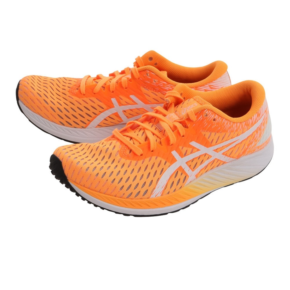 アシックス（ASICS）（レディース）ランニングシューズ ハイパースピード オレンジ 1012A899.800 スニーカー 厚底 プレート ジョギング  駅伝 部活 マラソン