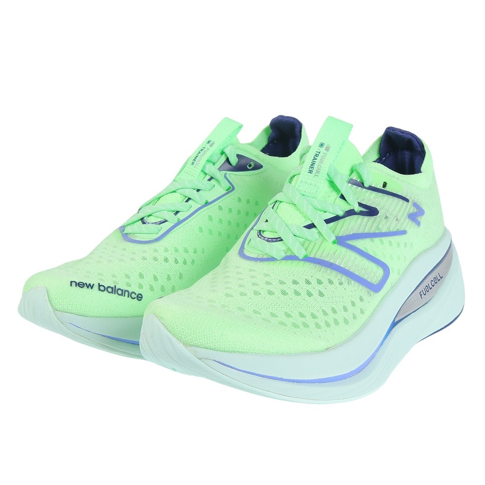 ニューバランス（new balance）（レディース）ランニングシューズ フューエル FuelCell SuperComp Trainer LM2  グリーン WRCXLM2 B スニーカー