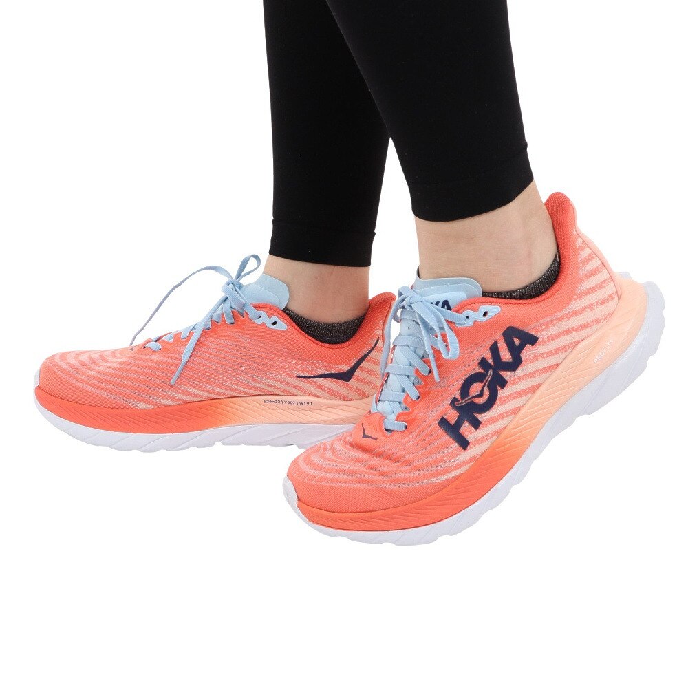 ホカ（HOKA）（レディース）ランニングシューズ トレーニングシューズ 部活 マッハ5 1127894-CPPF