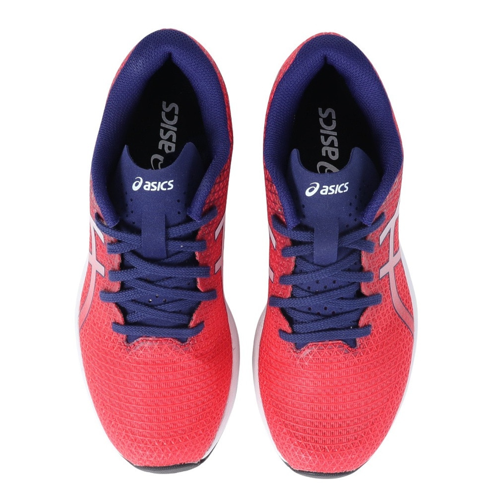 アシックス（ASICS）（レディース）ランニングシューズ レディース 赤 1012B192.601 ライトレーサー 4 LYTERACER 4 レッドホワイト スニーカー 