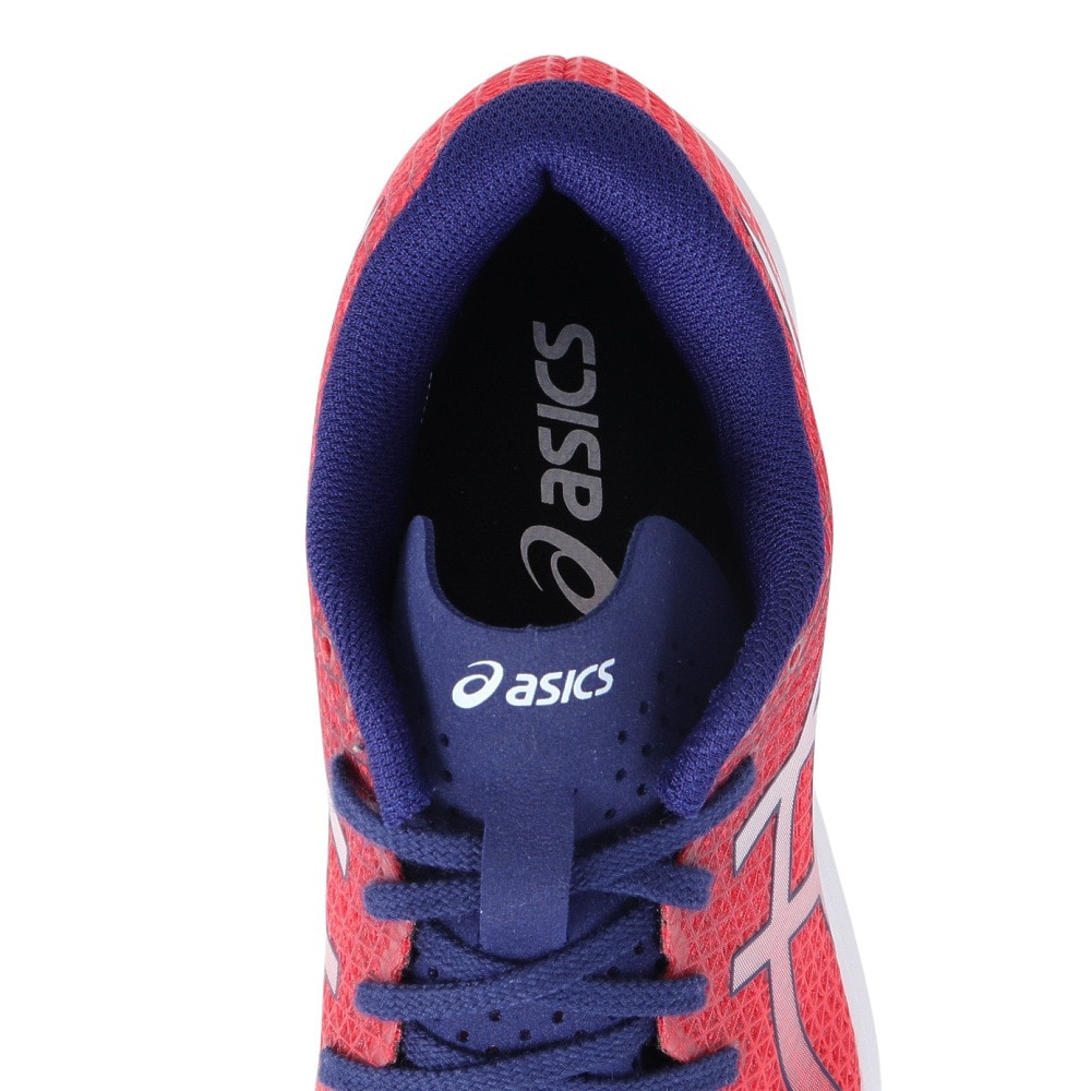 アシックス（ASICS）（レディース）ランニングシューズ レディース 赤 1012B192.601 ライトレーサー 4 LYTERACER 4 レッドホワイト スニーカー 