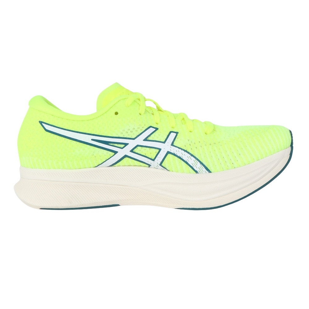 アシックス（ASICS）（レディース）ランニングシューズ マジックスピード 2 MAGIC SPEED 2 イエロー 1012B274.750 スニーカー 厚底 プレート 駅伝 マラソン 