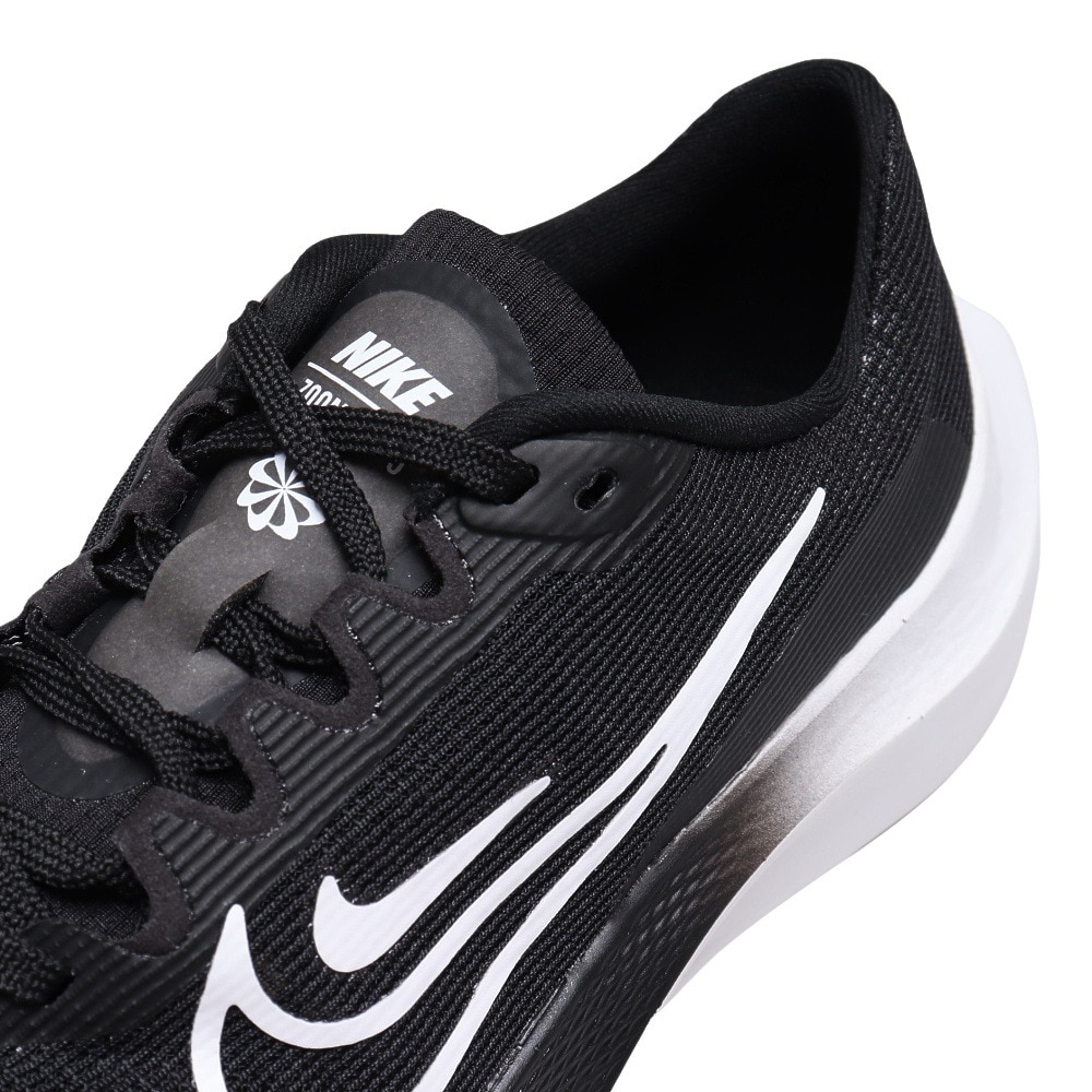 ナイキ（NIKE）（レディース）ランニングシューズ ズーム フライ5 ブラック DM8974-001 スニーカー 厚底 プレート 軽量 耐久性  ジョギング 駅伝 部活 マラソン