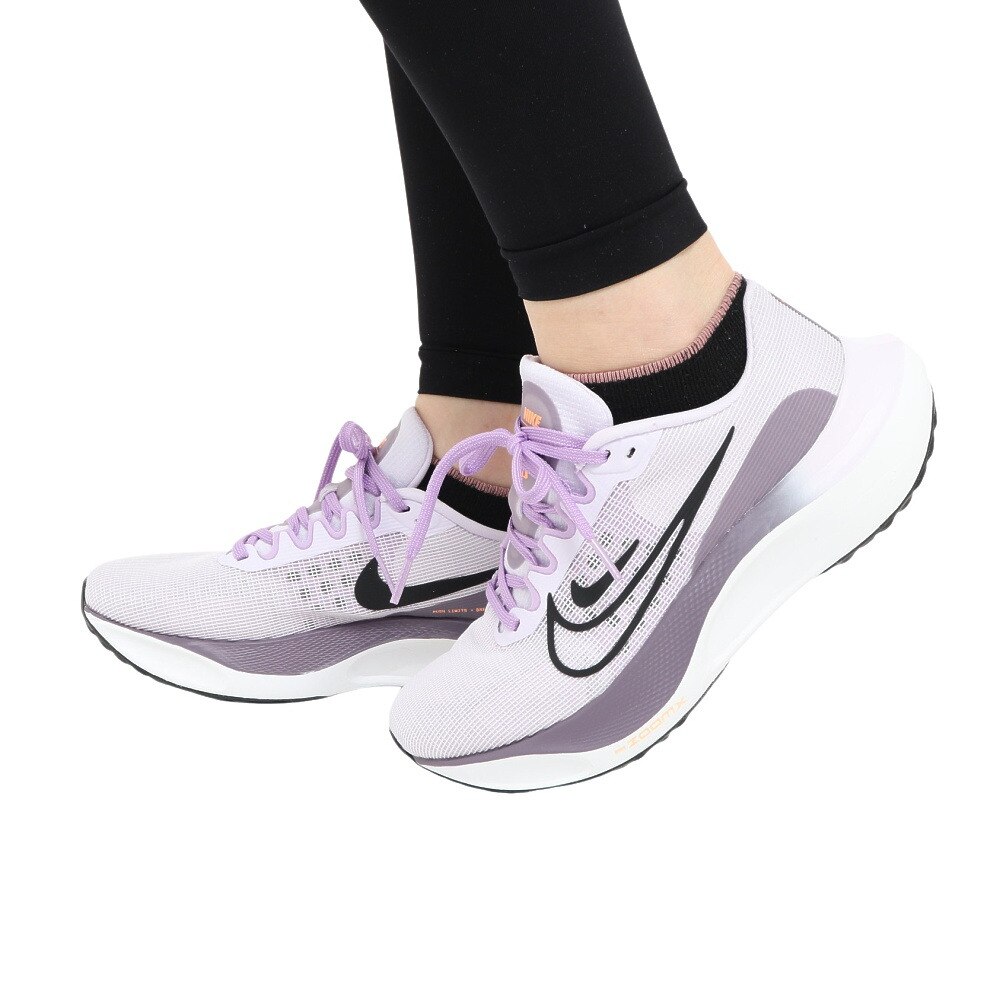 ナイキ ランニングシューズ レディース 紫 ズーム フライ 5 パープル Dm74 500 スニーカー トレーニングシューズ 部活 スポーツ用品はスーパースポーツゼビオ