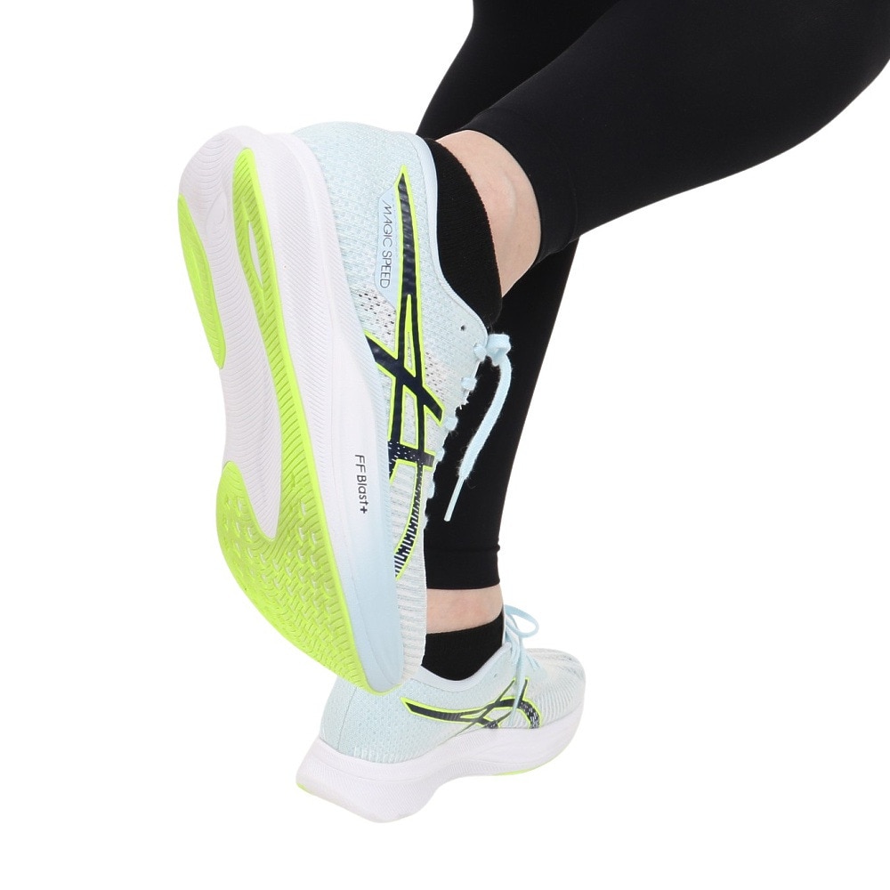 アシックス（ASICS）（レディース）ランニングシューズ マジック スピード 2 サックス 1012B274.402 スニーカートレーニング ジョギング 軽量