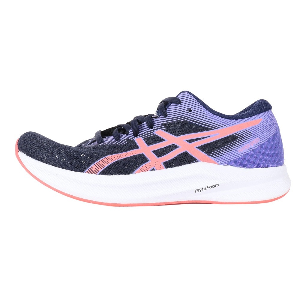 アシックス（ASICS）（レディース）ランニングシューズ ハイパー スピード 2 HYPER SPEED 2 パープル 1012B321.401 スニーカー トレーニング ジョキング 軽量