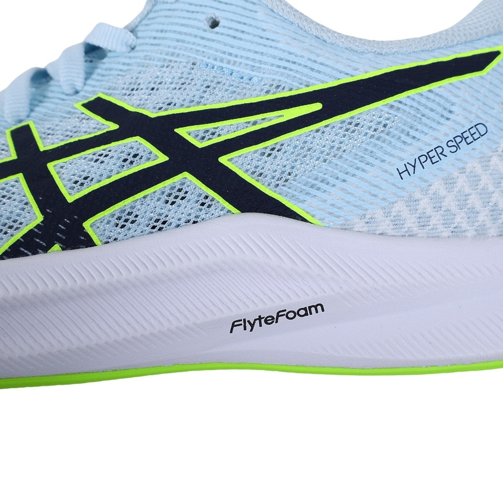 アシックス（ASICS）（レディース）ランニングシューズ ハイパースピード 2 サックス 1012B321.402 スニーカー トレーニング ジョギング 