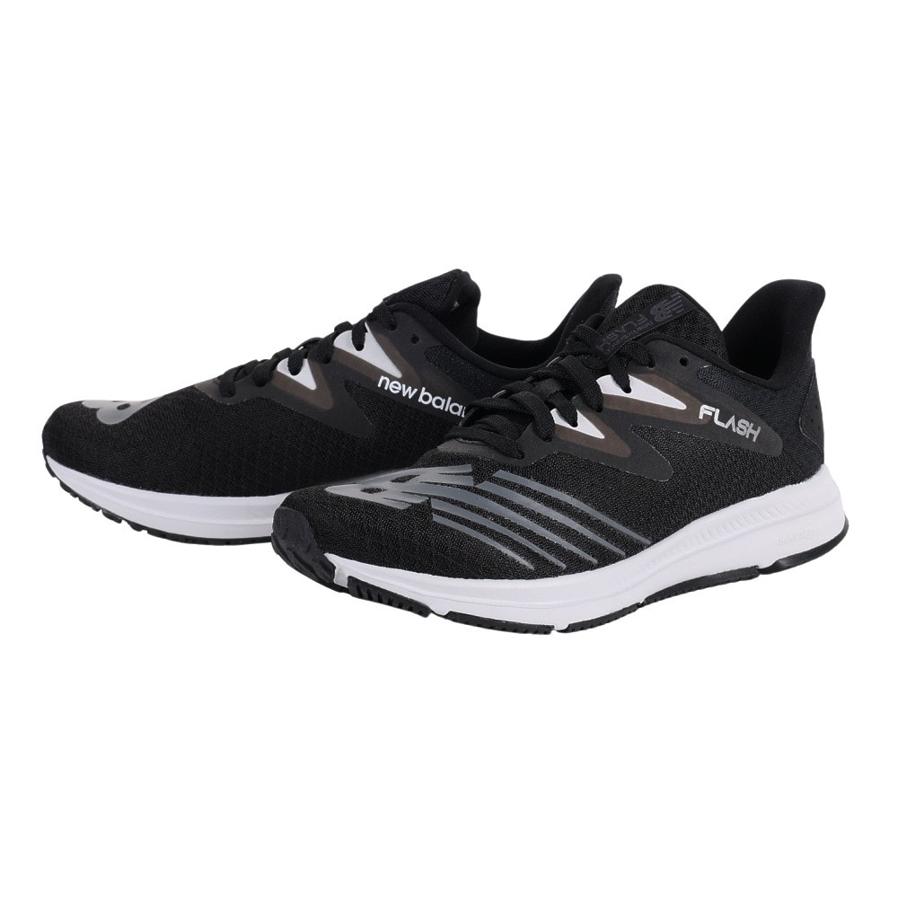 ニューバランス（new balance）（レディース）ランニングシューズ Wフラッシュ v6 ブラック WFLSHBW6B スニーカートレーニング ジョグ ダイナソフト 軽量