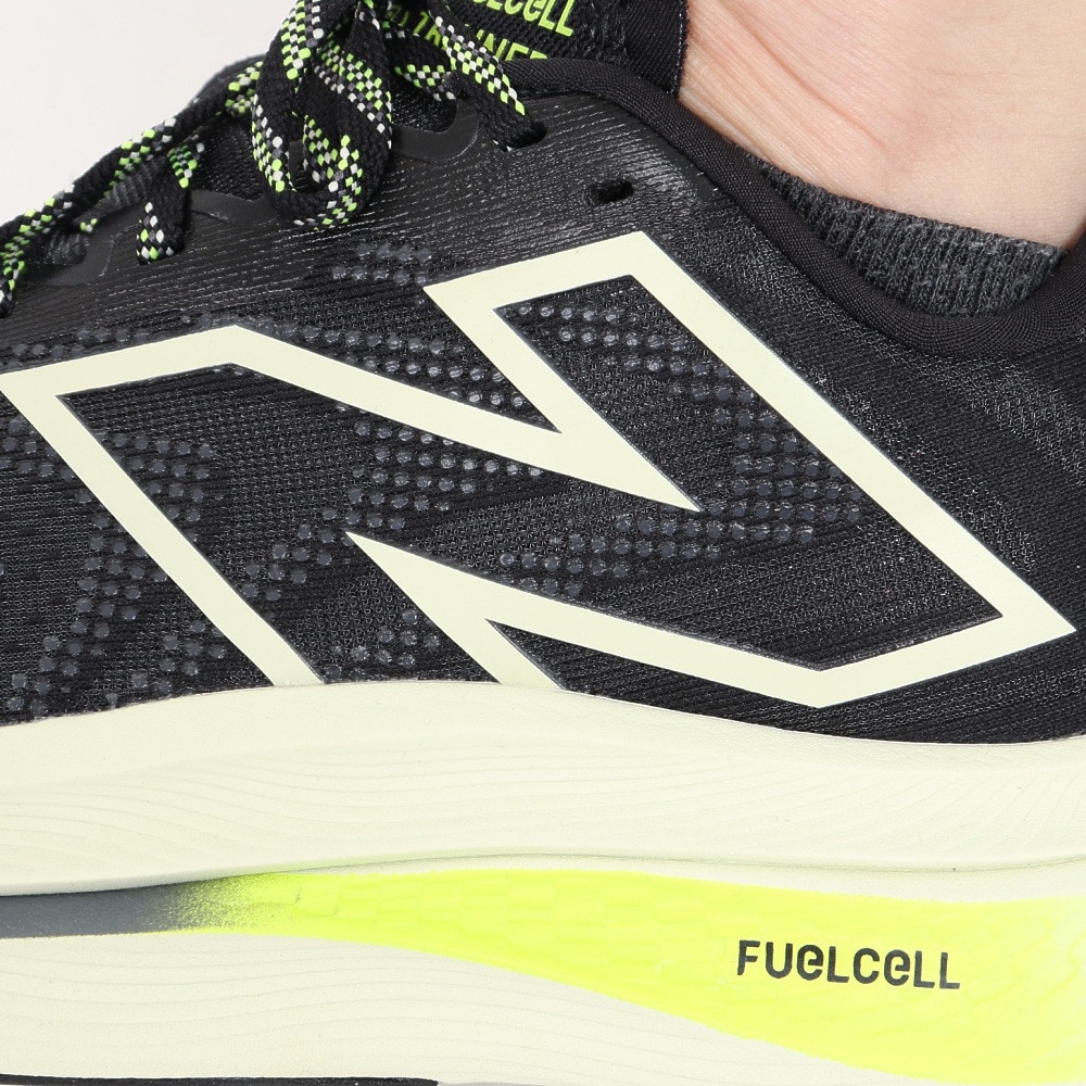 ニューバランス（new balance）（レディース）ランニングシューズ フューエルセル スーパーコンプ トレーナー v2 BK3 ブラック WRCXBK3B スニーカー 厚底 軽量