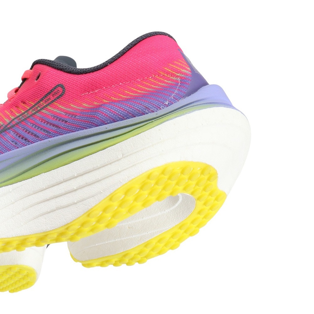 ミズノ（MIZUNO）（レディース）ランニングシューズ ウエーブリベリオンプロ ピンク パープル J1GD231771 スニーカー トレーニング 部活 軽量 通気性 プレート