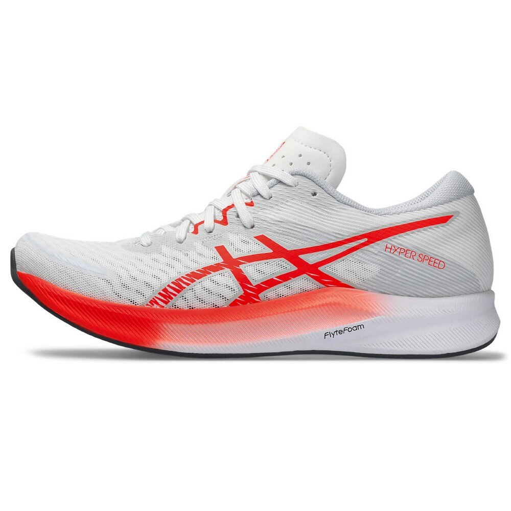 アシックス（ASICS）（レディース）ランニングシューズ ハイパースピード3 ホワイト 1012B517.101 スニーカー トレーニング 部活 軽量 