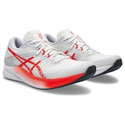 アシックス（ASICS）（レディース）ランニングシューズ ハイパースピード3 ホワイト 1012B517.101 スニーカー トレーニング 部活 軽量 