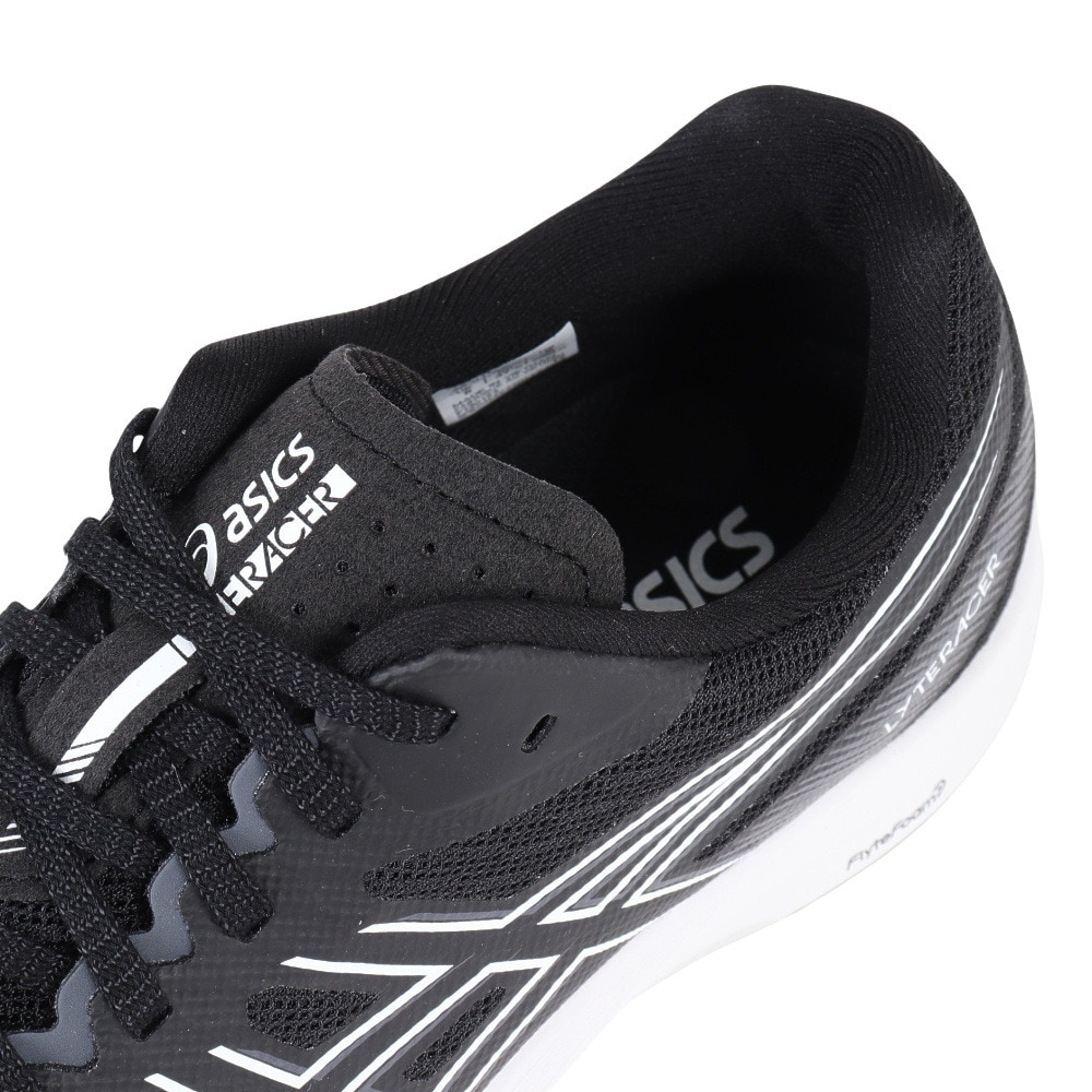 アシックス（ASICS）（レディース）ランニングシューズ ライトレーサー5 ブラック ホワイト 1012B701.001 スニーカー トレーニング 部活