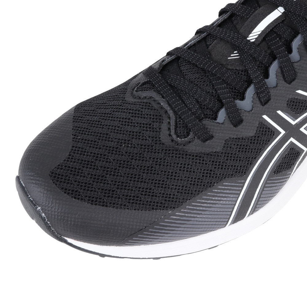 アシックス（ASICS）（レディース）ランニングシューズ ライトレーサー5 ブラック ホワイト 1012B701.001 スニーカー トレーニング 部活