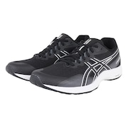 アシックス（ASICS）（レディース）ランニングシューズ ライトレーサー5 ブラック ホワイト 1012B701.001 スニーカー トレーニング 部活