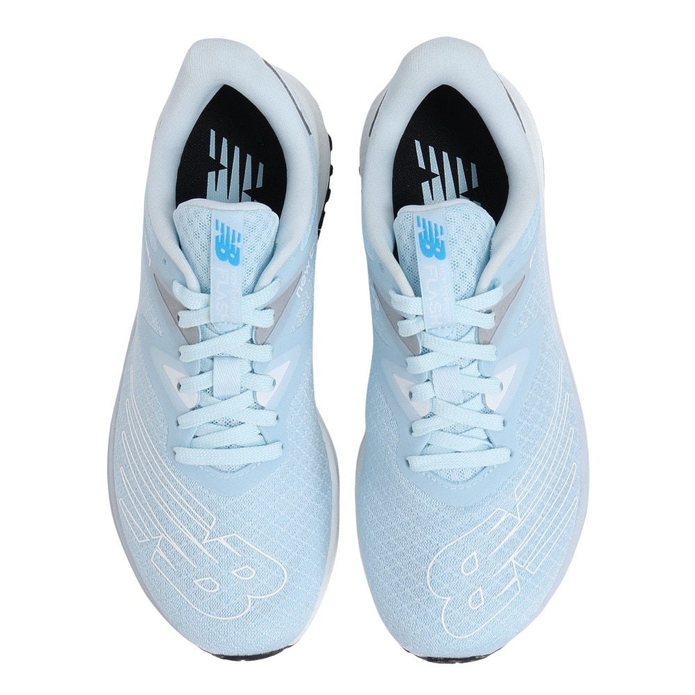 ニューバランス（new balance）（レディース）ランニングシューズ ダイナソフトフラッシュv6 ブルー WFLSHBG6B スニーカー トレーニング 部活 軽量 耐久性