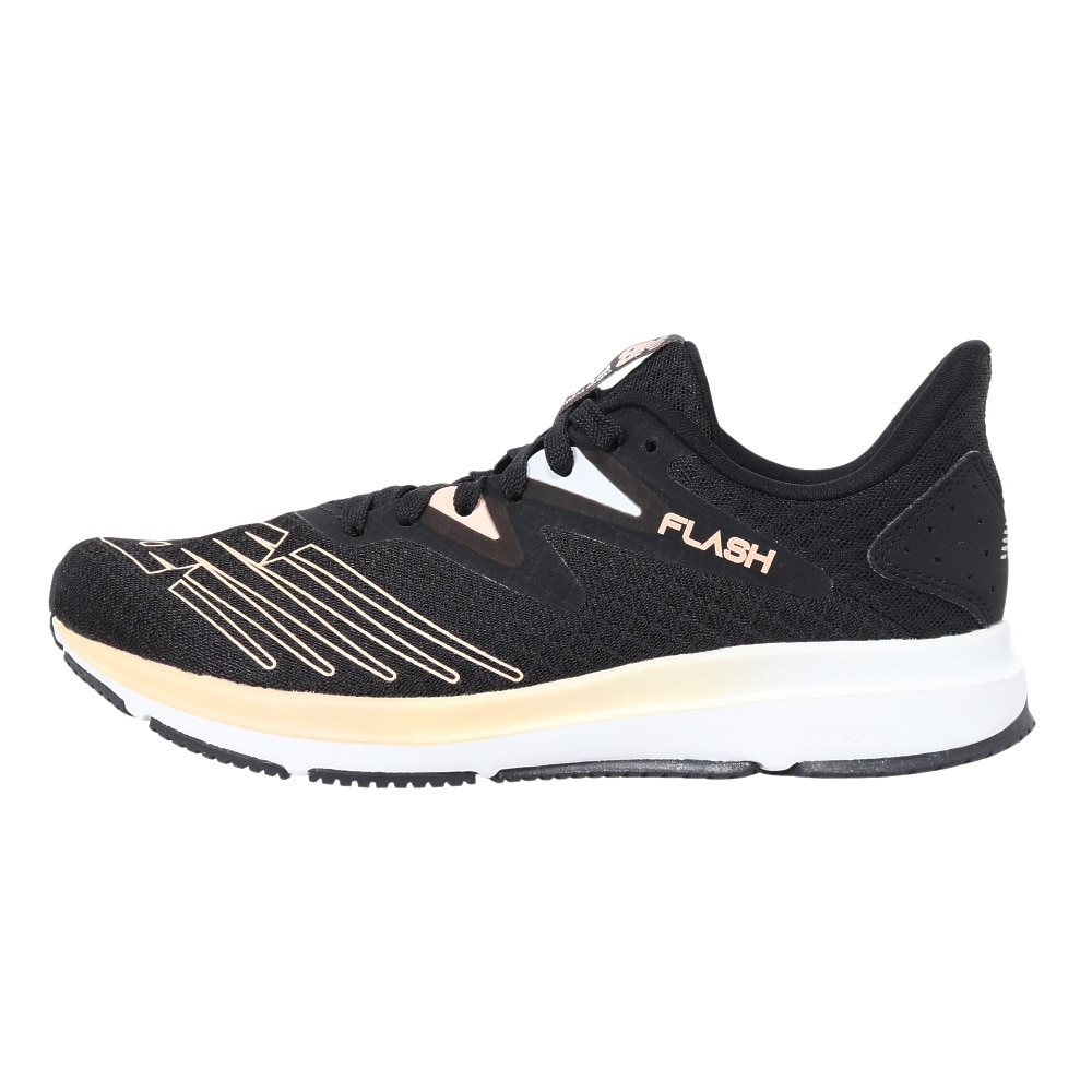 ニューバランス（new balance）（レディース）ランニングシューズ ダイナソフトフラッシュv6 ブラック WFLSHPG6B スニーカー トレーニング 部活 軽量 耐久性