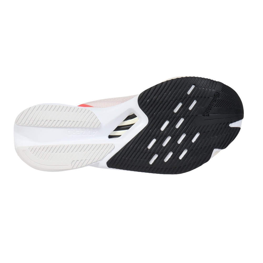 アディダス（adidas）（レディース）ランニングシューズ アディゼロボストン 12 ピンク IF9218 スニーカー トレーニング クッション 軽量 部活 マラソン
