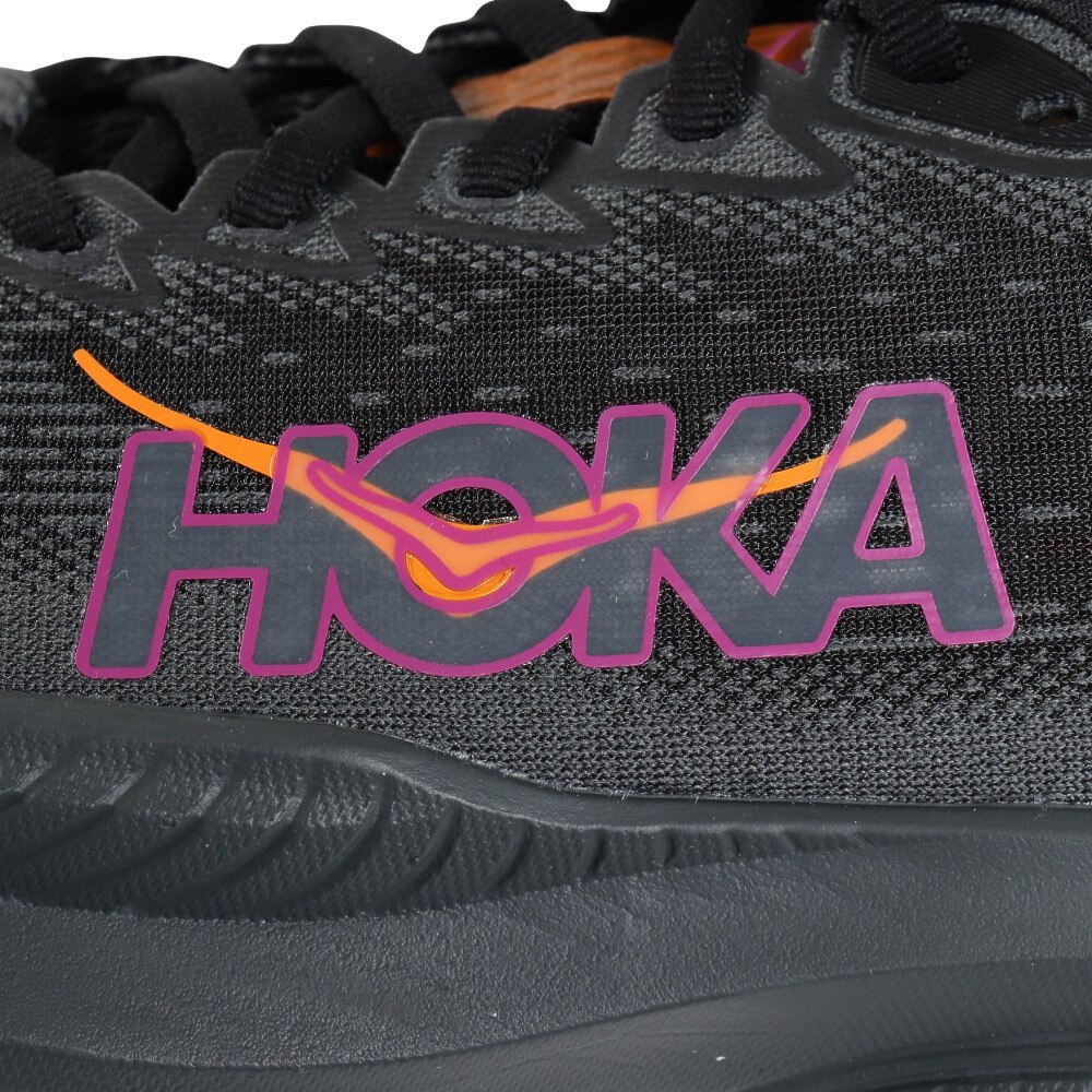 ホカ（HOKA）（レディース）ランニングシューズ トレーニングシューズ 部活 Mach 6 1147810-BKFS