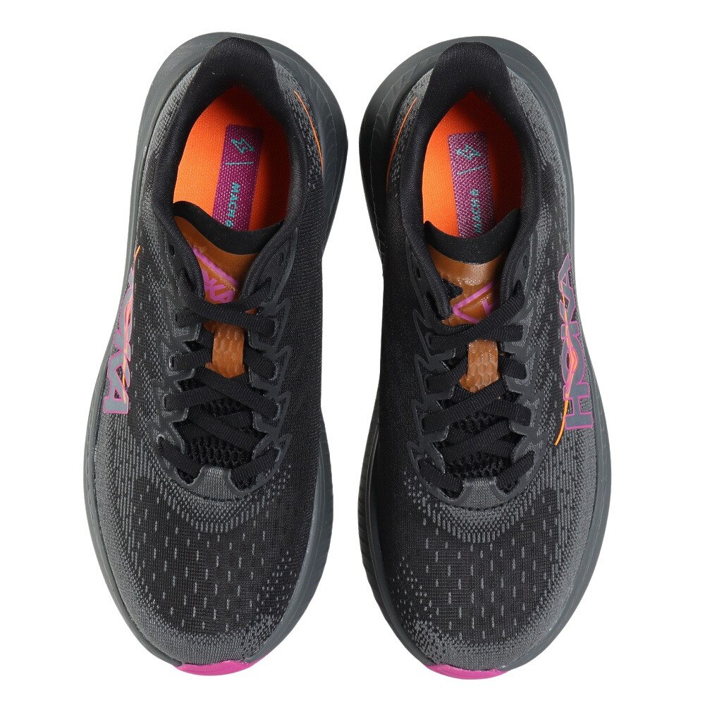 ホカ（HOKA）（レディース）ランニングシューズ トレーニングシューズ 部活 Mach 6 1147810-BKFS