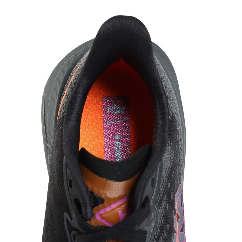 ホカ（HOKA）（レディース）ランニングシューズ トレーニングシューズ 部活 Mach 6 1147810-BKFS