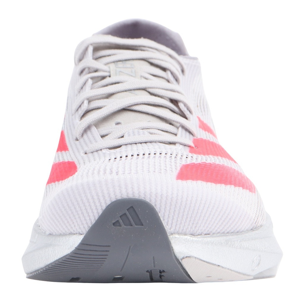 アディダス（adidas）（レディース）ランニングシューズ アディゼロタクミセン10 W グレー IG1980 スニーカー トレーニング 部活 マラソン サポート性 