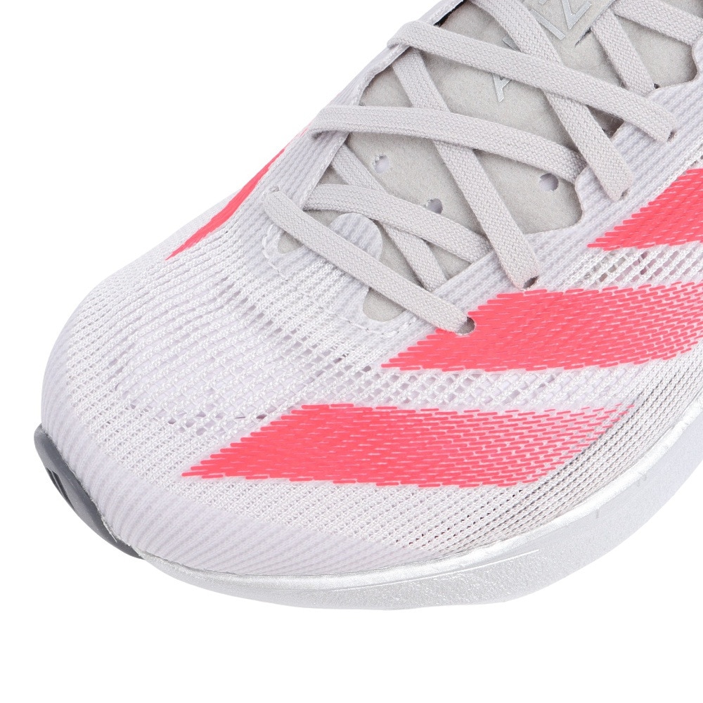 アディダス（adidas）（レディース）ランニングシューズ アディゼロタクミセン10 W グレー IG1980 スニーカー トレーニング 部活 マラソン サポート性 