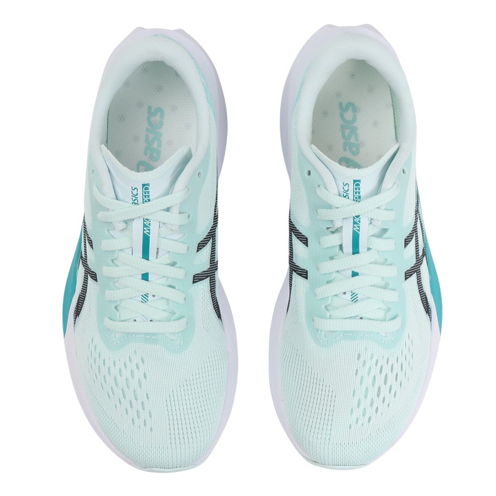 アシックス（ASICS）（レディース）ランニングシューズ マジックスピード 4 ブルー ブラック 1012B676.400 スニーカー 部活 軽量